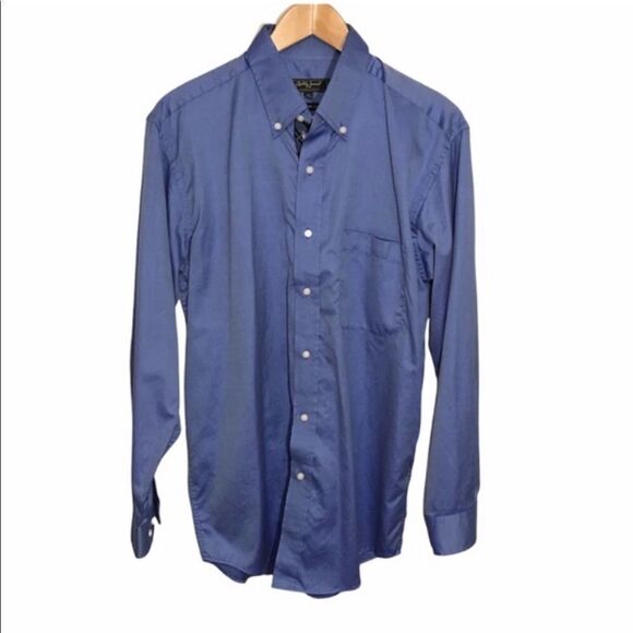 Men’s Bobby Jones Blue Button Down Shirt - Picture 1 of 10